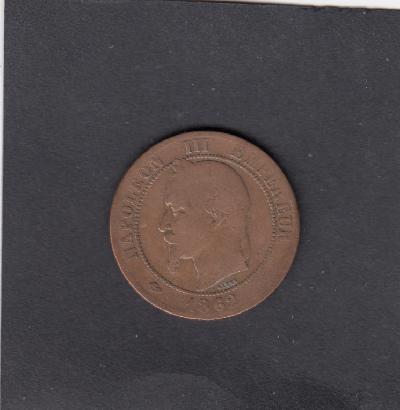 Beschrijving: 10 Centimes NAPOLEON III